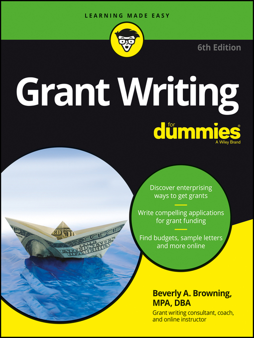Cover image for Grant Writing for Dummies
